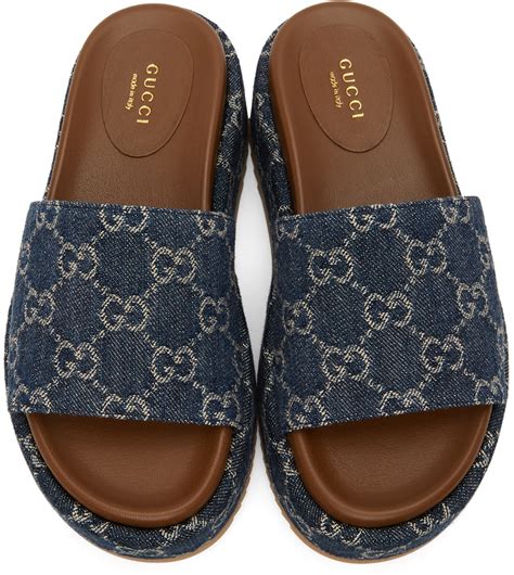 gucci sandals women heels|gucci denim sandal.